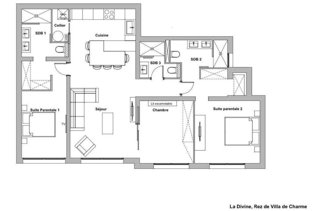 Rez De Villa De Charme-Piscine-3 Chambres 6 Pers Saint-Raphaël Zewnętrze zdjęcie
